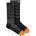 Stretch Crew-Socken Grau/Orange 42-44