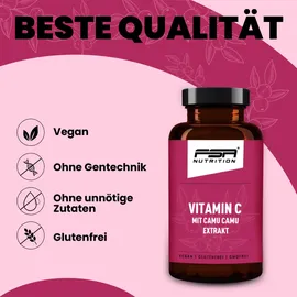FSA Nutrition Vitamin C mit CamuCamu Extrakt Kapseln 60 St.