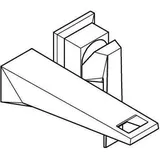 Grohe Allure Brilliant 2-Loch-Waschtischbatterie Hard Graphite