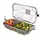 Weber Drehspießkorb Ø 30 cm Edelstahl weiß