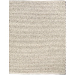 Allgäuer Teppichmanufaktur Webteppich Alpina Look 130 x 200 cm Schurwolle Beige Creme