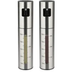 Weis 15711 Essig Ölsprayer aus Edelstahl 2er Set 100ml