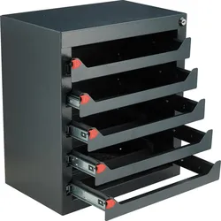 E-NORMpro NORM Turm 577/5 für 5 Montagekoffer