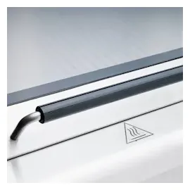 Stalgast Elektro-Griddleplatte als Tischgerät mit Deckel, 800x700 mm, 1⁄2 glatte/1⁄2 gerillte Grillfläche, Serie 700 ND