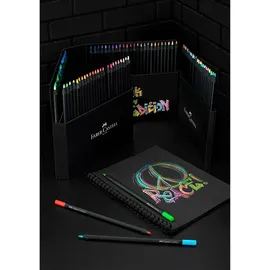 Faber-Castell Black Edition Buntstifte farbsortiert, 100 St.