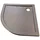 SANOTECHNIK Rundduschwanne SANOTECHNIK, grau, B:80cm H:4cm T:80cm, Duschwannen, mit Steineffekt, LxBxH: 80x80x4 cm