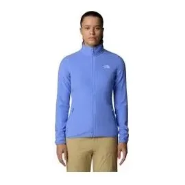The North Face 100 glacier full zip fleecejacke blau damen - M