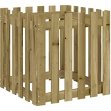 furnicato Pflanzkübel 60 x 60 x 60 cm Braun