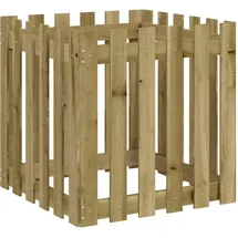 furnicato Pflanzkübel 60 x 60 x 60 cm Braun