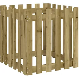 furnicato Pflanzkübel 60 x 60 x 60 cm Braun