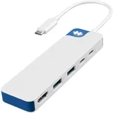 Hyper HyperDrive Flex 5 Port USB-C Hub weiß/blau