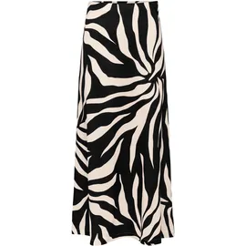 Only Maxirock Damen Bedruckt Schwarz XS