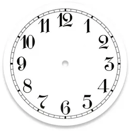 Selva Wanduhr Ø 20,2 cm Zifferblatt Aluminium weiß