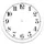 Selva Wanduhr Ø 20,2 cm Zifferblatt Aluminium weiß