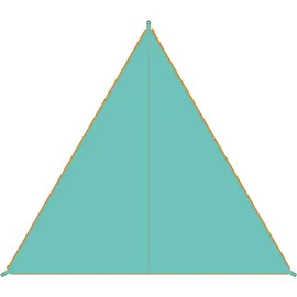 Bent Zip-Canvas Sonnensegel (Größe One Size, weiss)