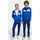 adidas Trainingsanzug ADIDAS SPORTSWEAR "SEASONAL ESSENTIALS TIBERIO 3-STREIFEN KIDS", Jungen, Gr. 176, blau (royal blau, weiß, glow blau), Obermaterial: 70% Baumwolle, 30% Polyester, Sportanzüge Trainingsanzug