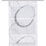 Clever-Kauf-24 Magnetrollo Querstreifen Digitaldruck Vitus, GRAU, 130 x 100 cm
