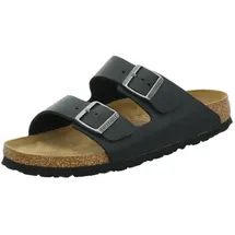 Birkenstock Arizona Weichbettung Naturleder geölt schmal schwarz 38