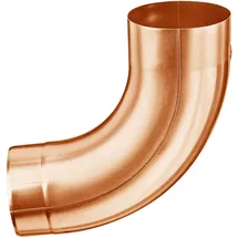Grömo Rohrbogen 85° mit Einzug Ø 100 mm Kupfer
