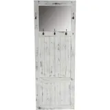 MCW Wandgarderobe Vintage 5 Haken Weiß