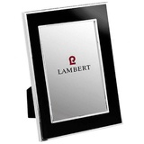 Lambert - Fotorahmen, Rahmen, Bilderrahmen Portland - Emaille - Versilbert - Schwarz - Maße Foto (BxH): 10 x 15 cm