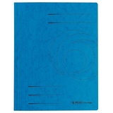 Herlitz Schnellhefter Quality Karton blau DIN A4