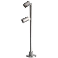 Herculis Double Displayleuchte IP20 Silber