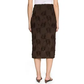 Zero Midirock Damen Braun 38