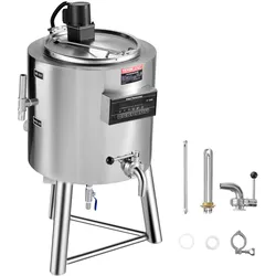 VEVOR Kommerzielle Pasteurisierungsmaschine 50L Pasteurisator Milchsterilisation