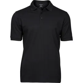 Tee Jays Luxus Piqué schwarz S