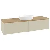 Villeroy & Boch Antao Waschtischunterschrank 1600x360x500mm L36111HJ mit Beleuchtung mit Struktur FK/AP: HJ/1