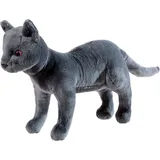 HEUNEC 621169 - Katze Karajan Schule der Magischen Tiere, Plüschtier, 30 cm
