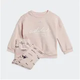 Adidas Baby Brand Love Kleinkinder Jogger, Sandy Pink/Legend Ink/Tent Green/Clear Sky, 92