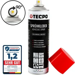 TECPO Sprühkleber Hochtemperatur Industriekleber, 500 ml (17,98 € pro 1 l)