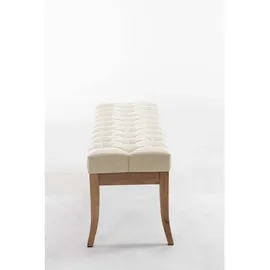CLP Sitzbank Ramses Kunstleder Antik-hell Creme 120 x 46 x 38 cm