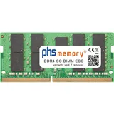 PHS-ELECTRONIC PHS-memory RAM Speicher kompatibel mit Synology DiskStation DS925+ DDR4 SO DIMM ECC 3200MHz PC4-25600E