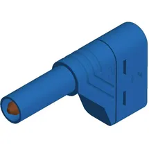HIRSCHMANN TEST & MEASUREMENT LAS S W Sicherheits-Lamellenstecker Stecker, gewinkelt Stift-Ø: 4 mm Blau 1 St.