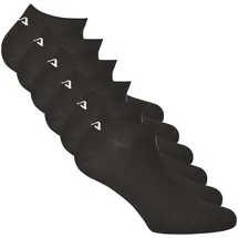 Fila Sneakersocken 6er Pack Schwarz/Weiß 35-38