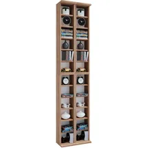 VCM CD-Regal Almera 42 x 20 x 180 cm Braun