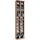 VCM CD-Regal Almera 42 x 20 x 180 cm Braun