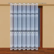 HAFT 221500/250 Konfektionierte Gardine, 250 x 200 cm, weiß