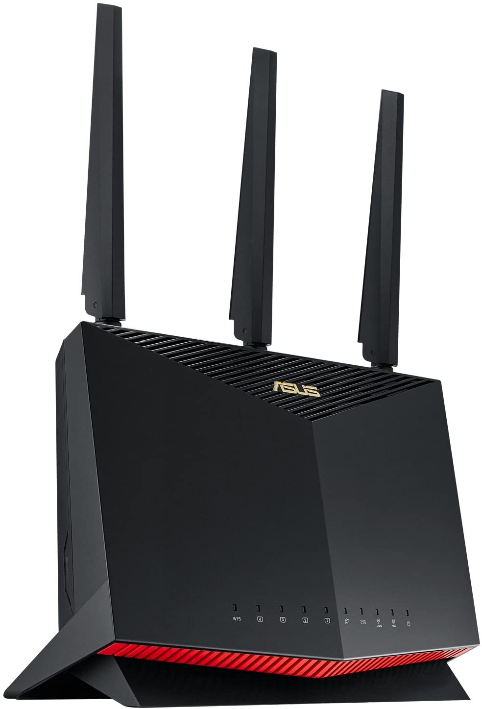 ASUS RT-AX86U Pro AX5700 AiMesh Dual Band WiFi 6 Gaming kombinierbarer Router (Tethering als 4G und 5G Router-Ersatz, PS5-kompatibel, Mobile Game Mode, AiProtection Pro, 2.5G Port, Gaming Port)