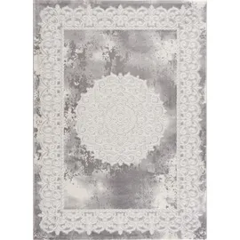 Sanat Teppich HARMONY hellgrau B/L: ca. 160x220 cm - Hellgrau