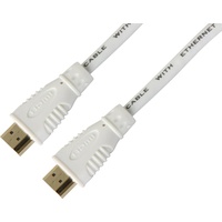 TECHLY HDMI-Kabel 0,5 m HDMI Typ A (Standard) Weiß
