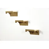 Rohrschneider Wandmulde Seegras schwarz 3er Set