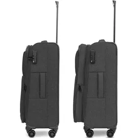 Redolz Essentials 12 Koffer-Set 3-tlg. schwarz/dunkelgrau