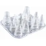 Schneider GmbH SCHNEIDER Tüllenkassetten-Set Polykarbonat, transparent Ø 4,5,7,9 (6 Zähne) ) 7, 9, 11, 13 (8 Zähne)