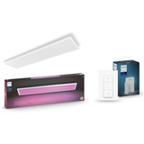 Philips Hue - White & Colour Ambiance Surimu Panel White 120 x 30 cm + Dimmer Switch EU/UK