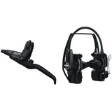 MAGURA HS22 Felgenbremse 3-Finger-Hebel VR/HR Easy Mount Anbau Fahrradbremse, schwarz, One Size