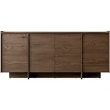 Mirjan24 Kommode Japandi K4D 200 x 90 x 38 cm Braun